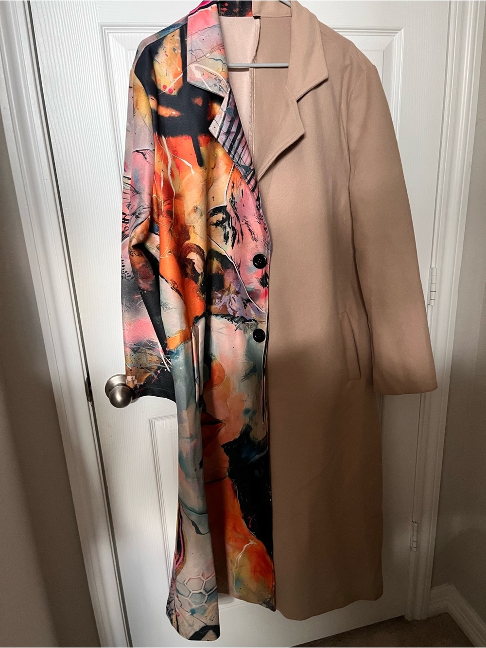 Half and half Vibrant Fall Coat